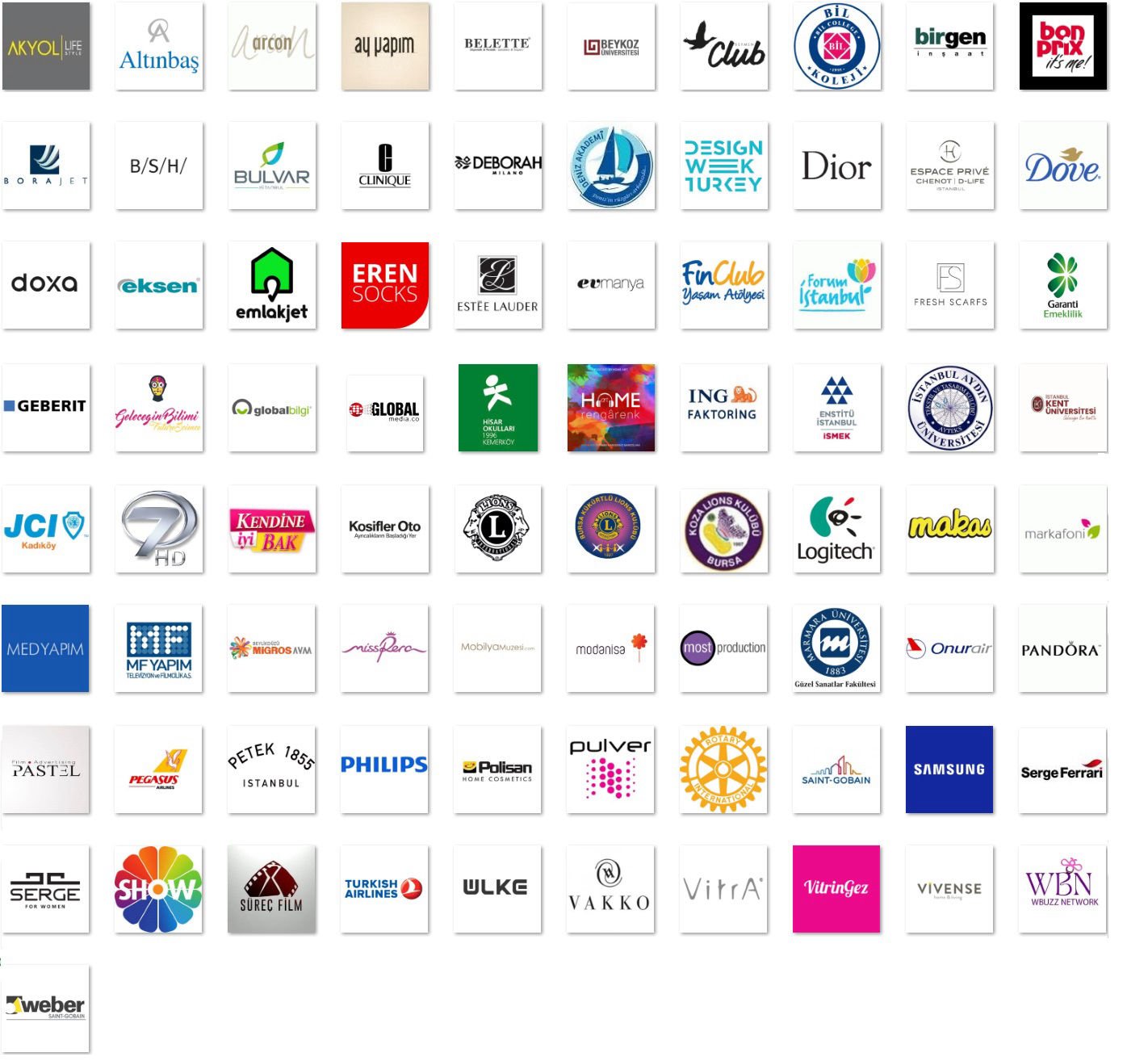 Oya Komar Kurumsal referanslar